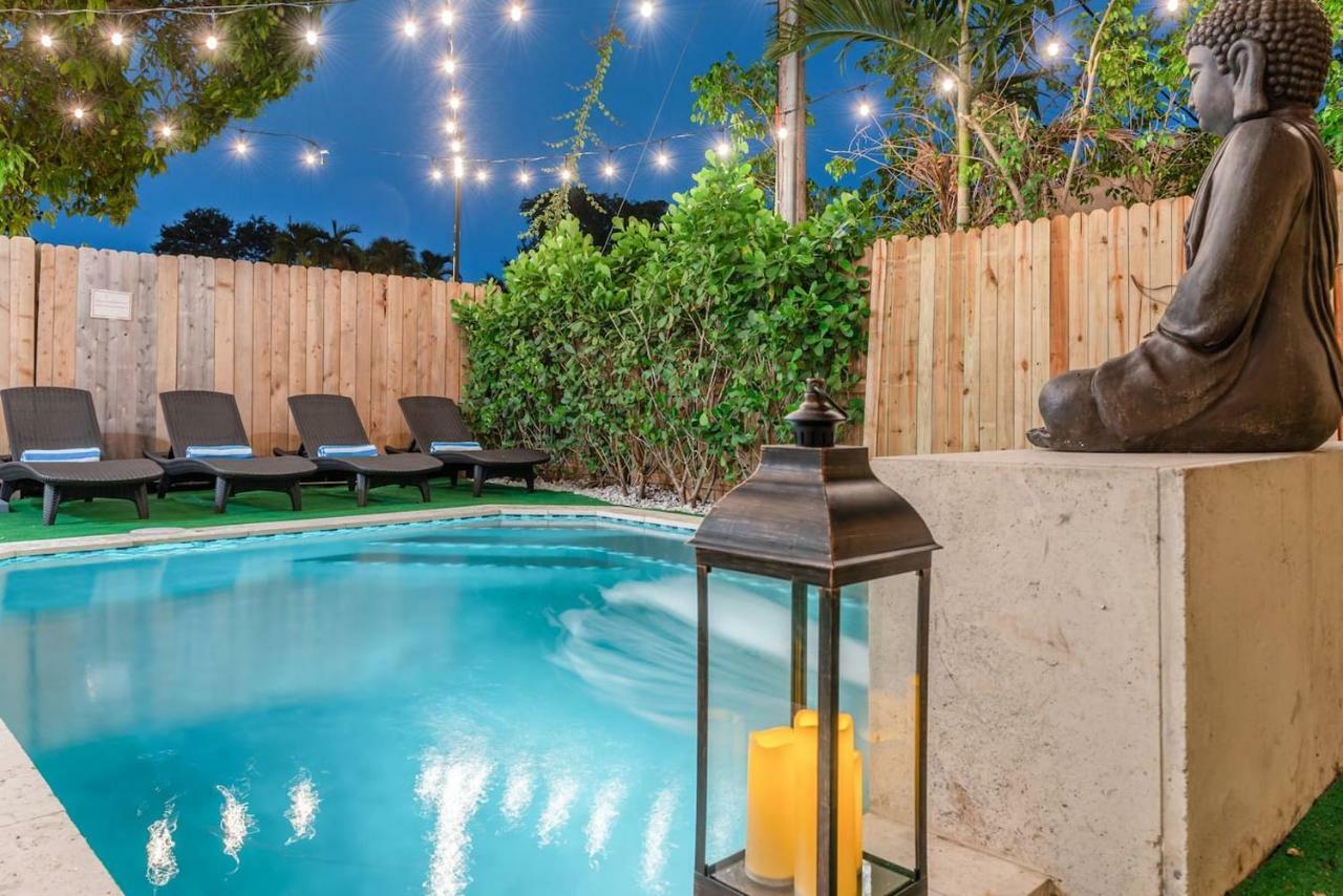Bohemian Bungalow With Plunge Pool 10 Min From South Beach Villa Miami