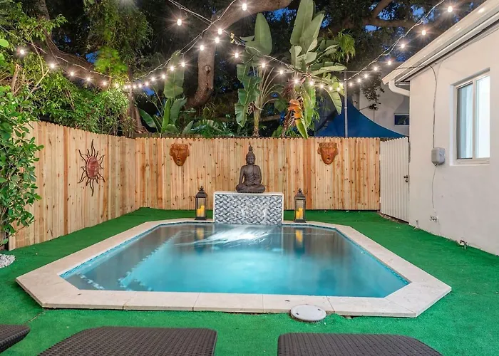 Bohemian Bungalow With Plunge Pool 10 Min From South Beach