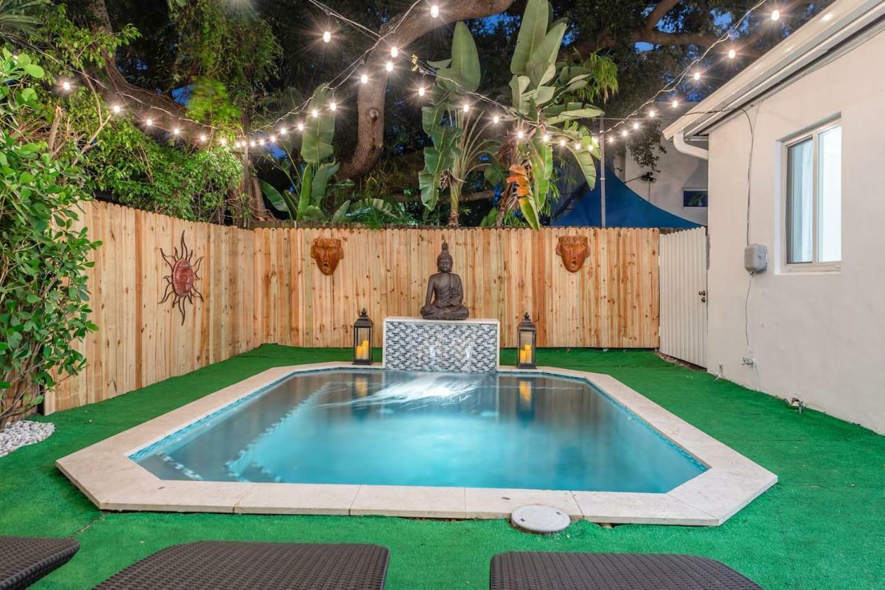 Bohemian Bungalow With Plunge Pool 10 Min From South Beach Miami