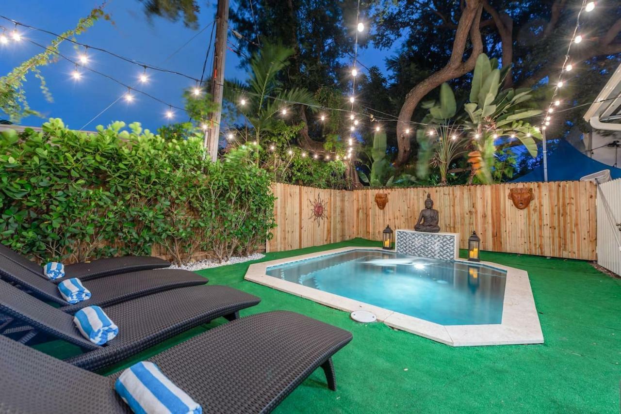 Villa Bohemian Bungalow With Plunge Pool 10 Min From South Beach Miami